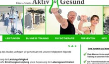 Pagedesign Aktiv & Gesund