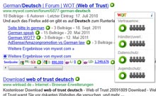 Web-of-Trust Google Einbindung