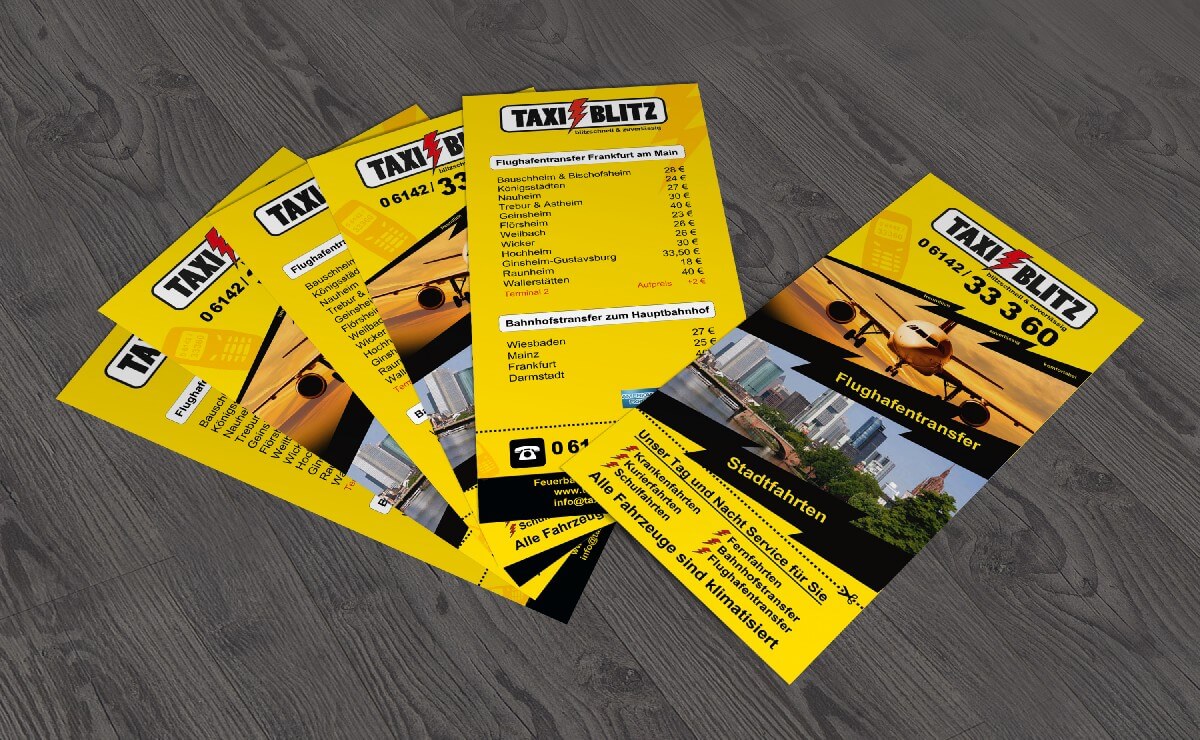 flyer – din lang – 2-seiten–taxi-divers-ruesselsheim