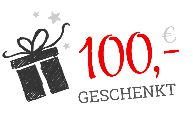 100,- € Provision für eine Empfehlung