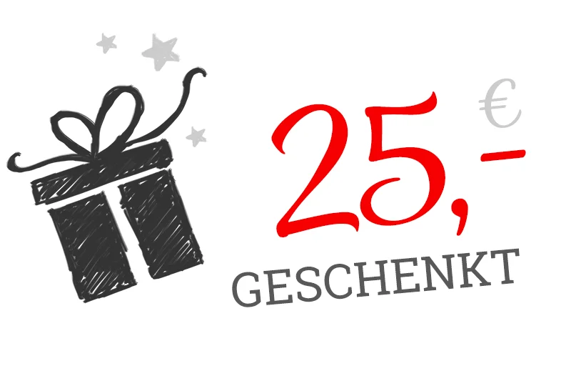 25,- € Provision für eine Empfehlung