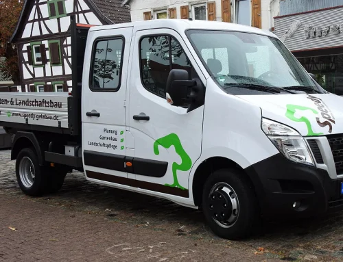Fahrzeugbeschriftung Gartenbau Ginsheim